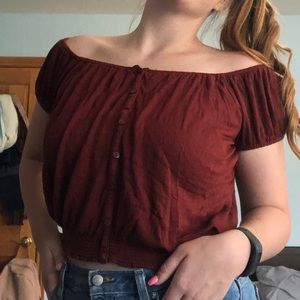 Aeropostale off the shoulder top!